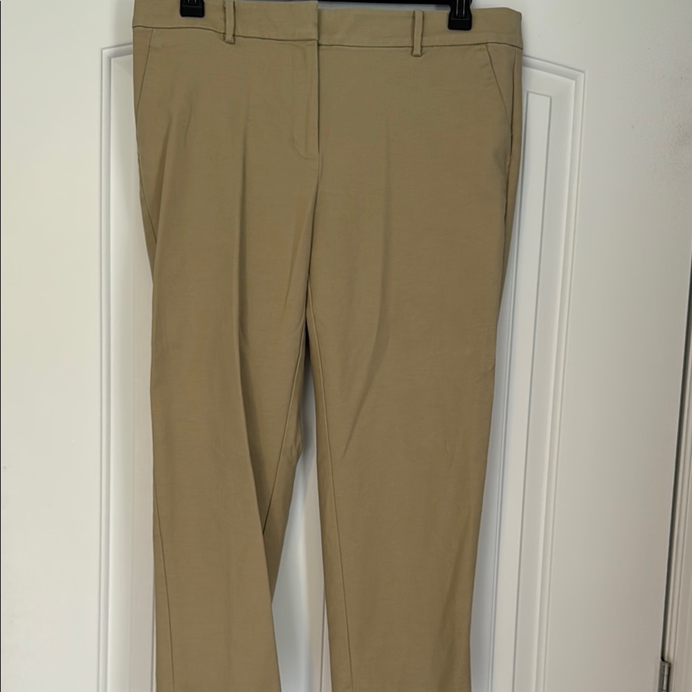 LOFT Riviera Slim Ankle Cropped Pants